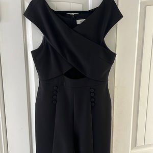 Black pantsuit romper